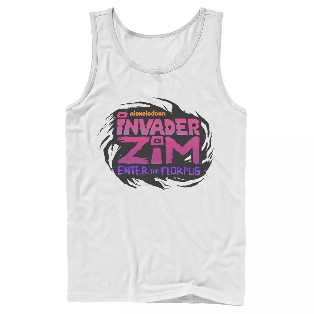 Men's Nickelodeon Invader Zim Enter Florpus Logo Graphic Tank Top,  Product Image