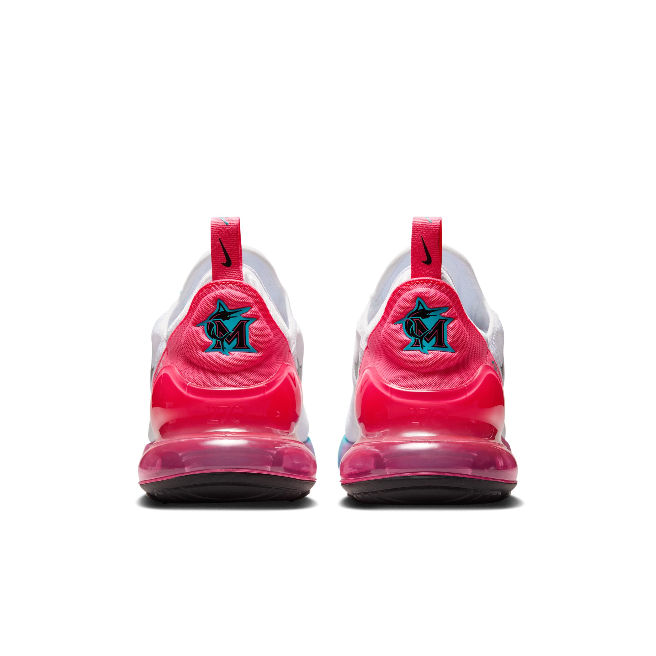 Miami Marlins Nike Air Max 270 Men's Shoes Product Image