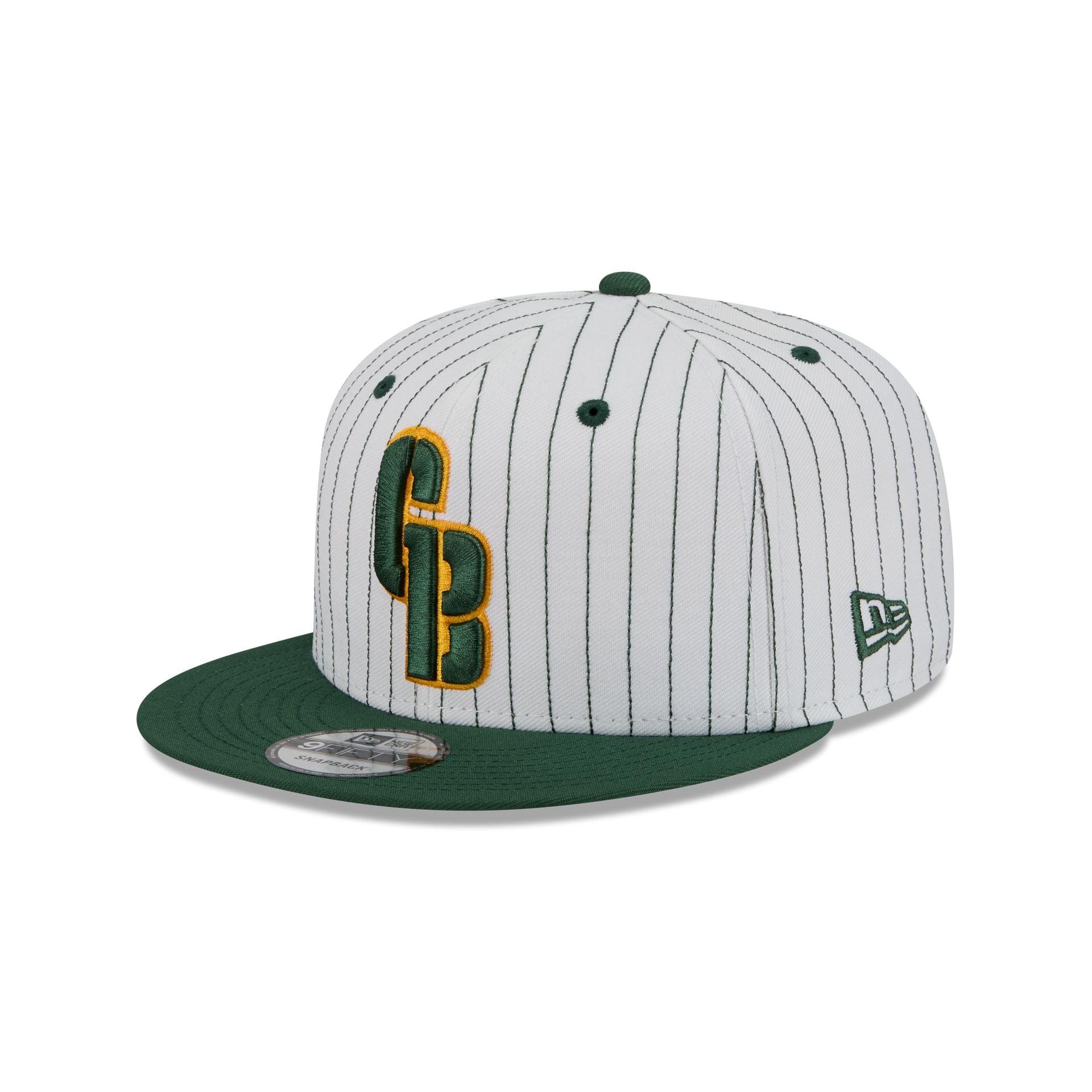 Green Bay Packers Deceptor Pinstripe 9FIFTY Snapback Hat Male Product Image