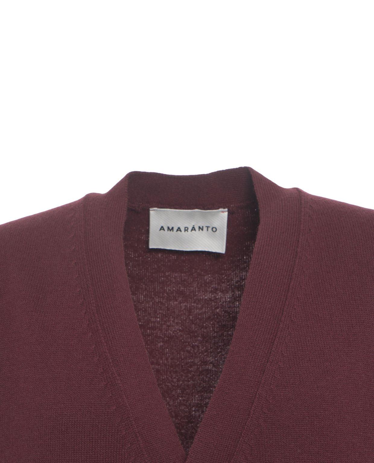 Knitted vest with V-neck Product Image