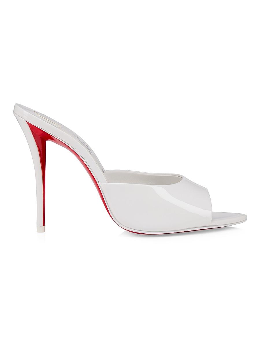 Womens Miss Z 100MM Patent Leather Mules Product Image