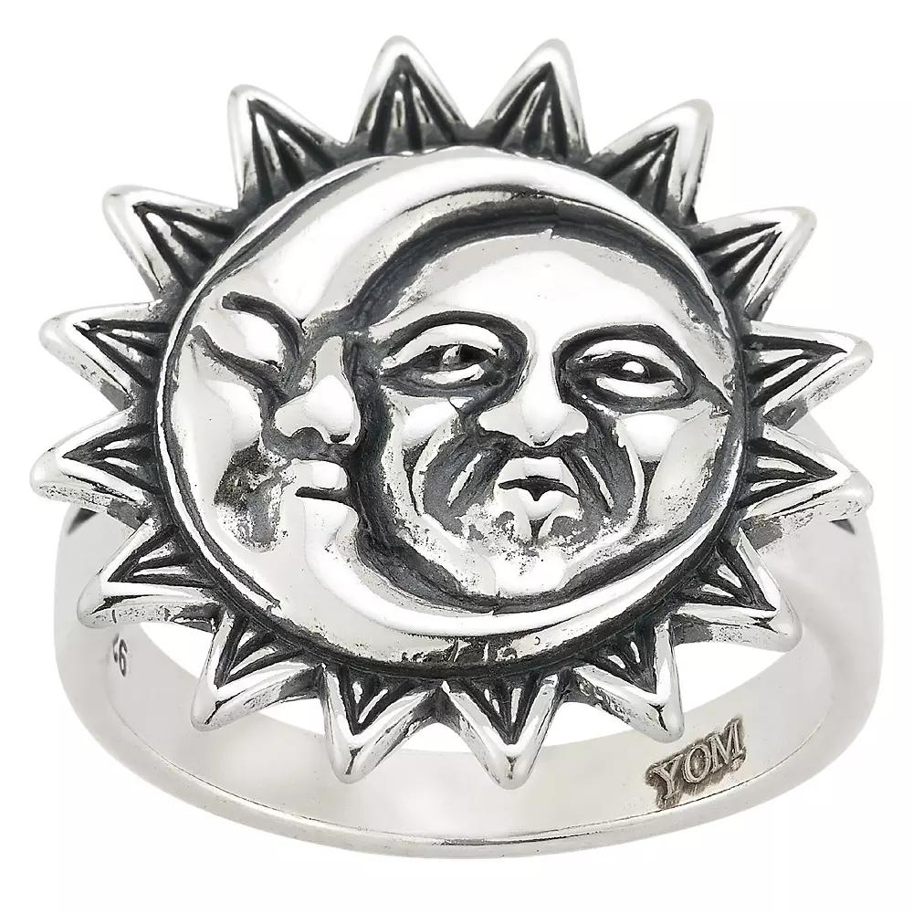 Sunkissed Sterling Sterling Silver Oxidized Sun And Moon Ring, Women's, Size: 7, Silver Tone Product Image