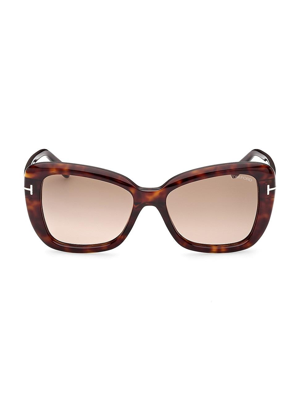 Tom Ford Maeve Butterfly Sunglasses, 55mm Product Image