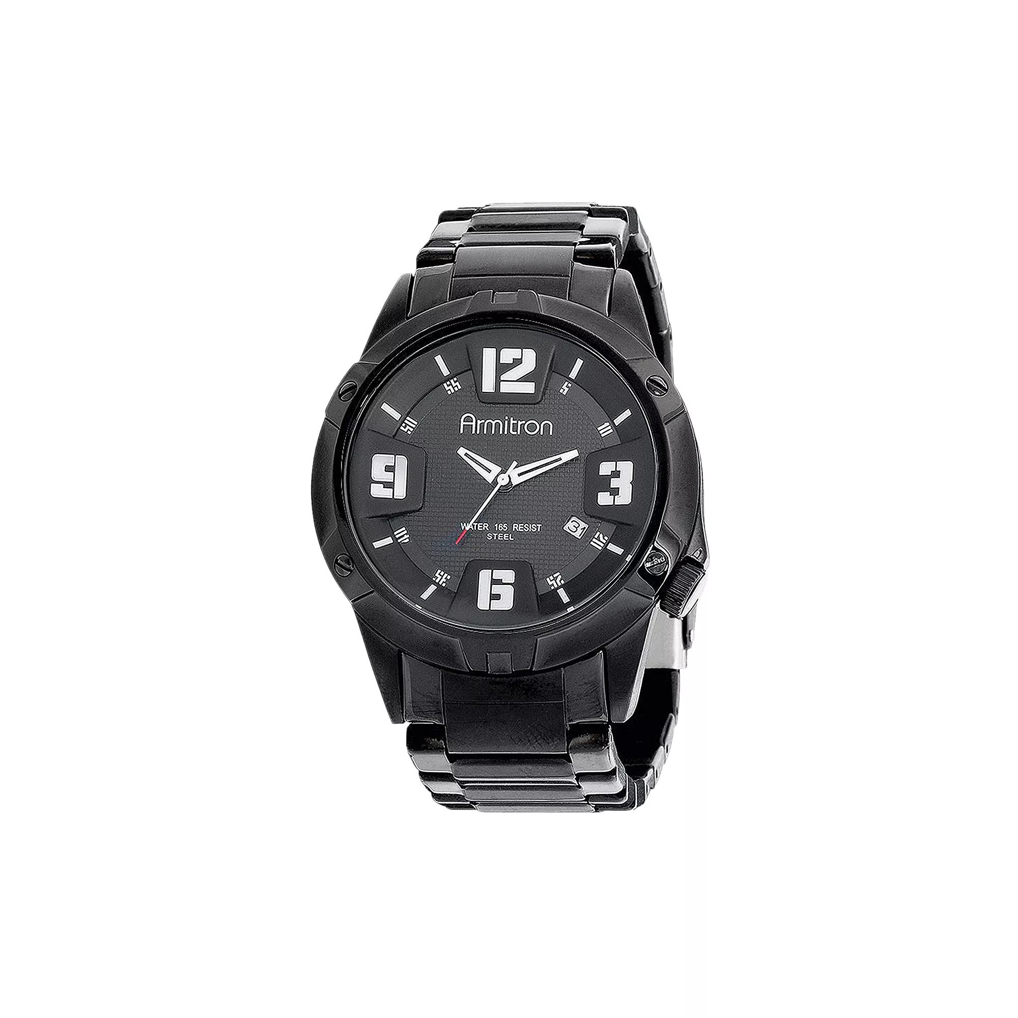 Armitron Men's Stainless Steel Watch - 20/4692BKTI, Size: Large, Black Product Image