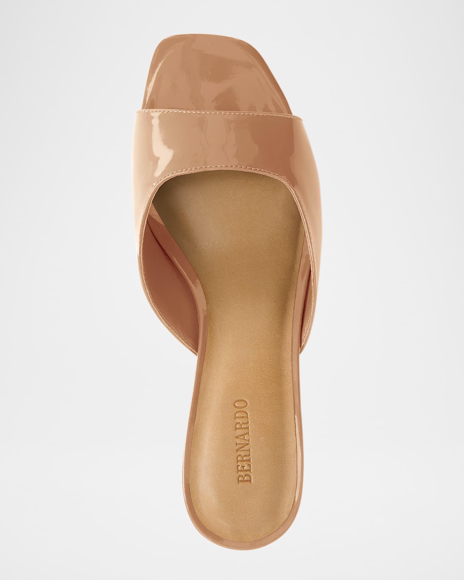 Patent Leather Mule Sandals Product Image