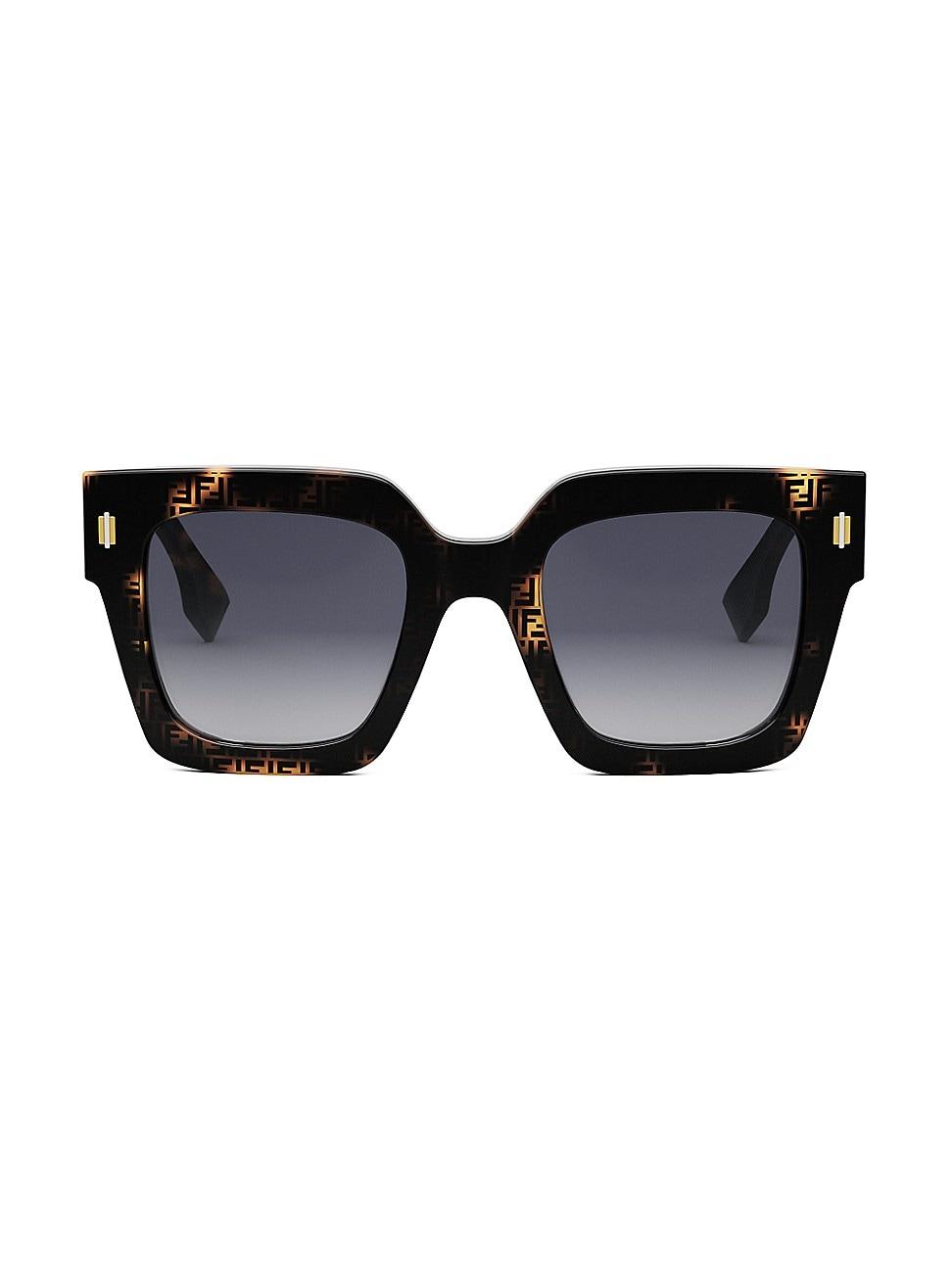 Womens Fendi Roma 50MM Square Sunglasses Product Image