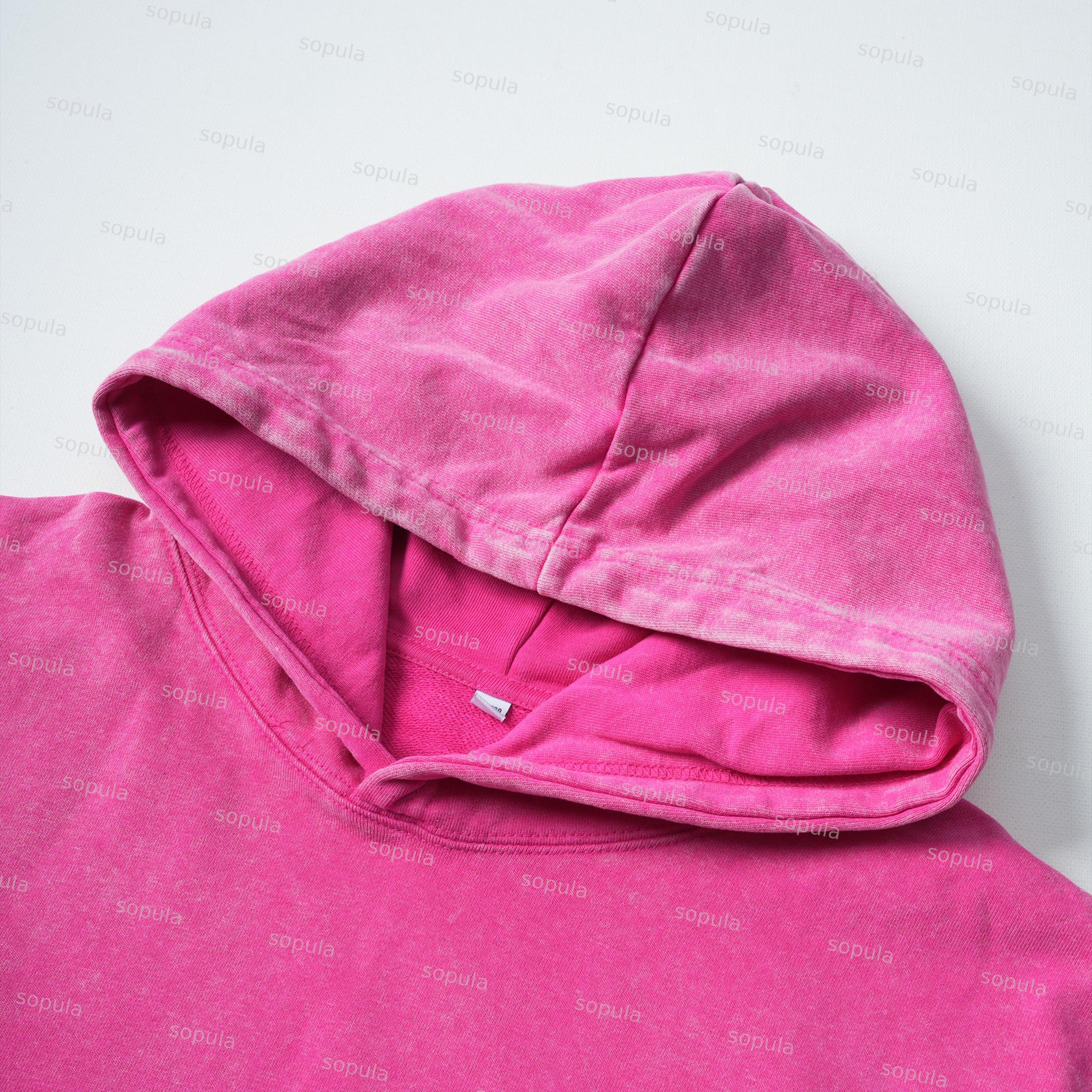 Vintage Prayer Madonna Graphic Acid Washed Oversized Hoodie Product Image