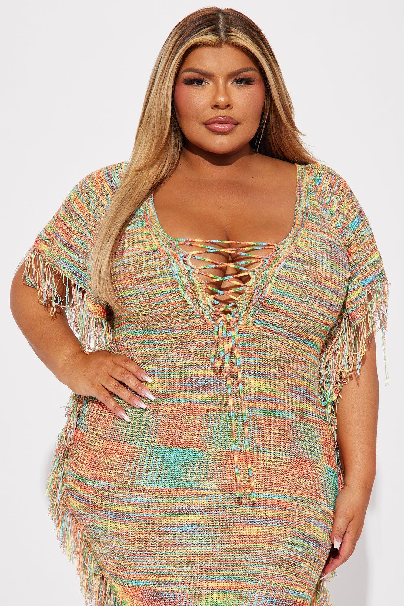 Tatiana Knit Maxi Dress - Multi Color Product Image