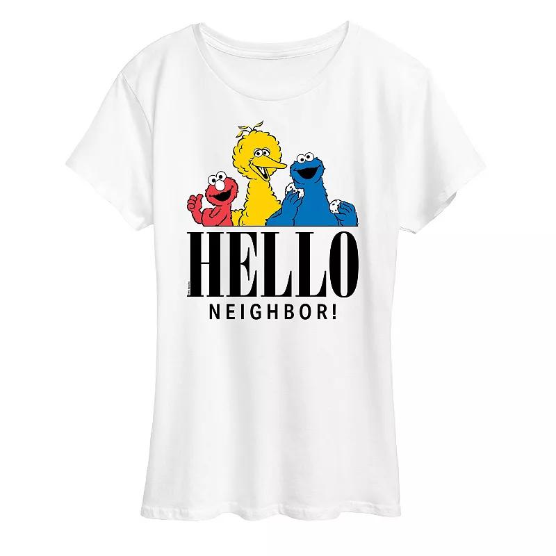 Women's Sesame Street Howdy Graphic Tee, Girl's,  Product Image