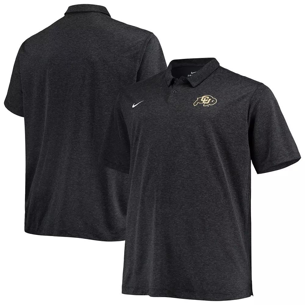 Men's Nike Heathered Black Colorado Buffaloes Big & Tall Performance Polo, Size: 3XB Product Image