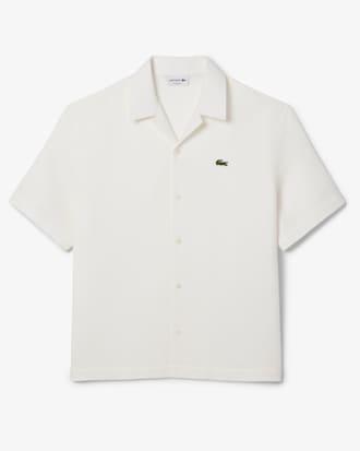 Relaxed Fit Waffle Texture Shirt Product Image