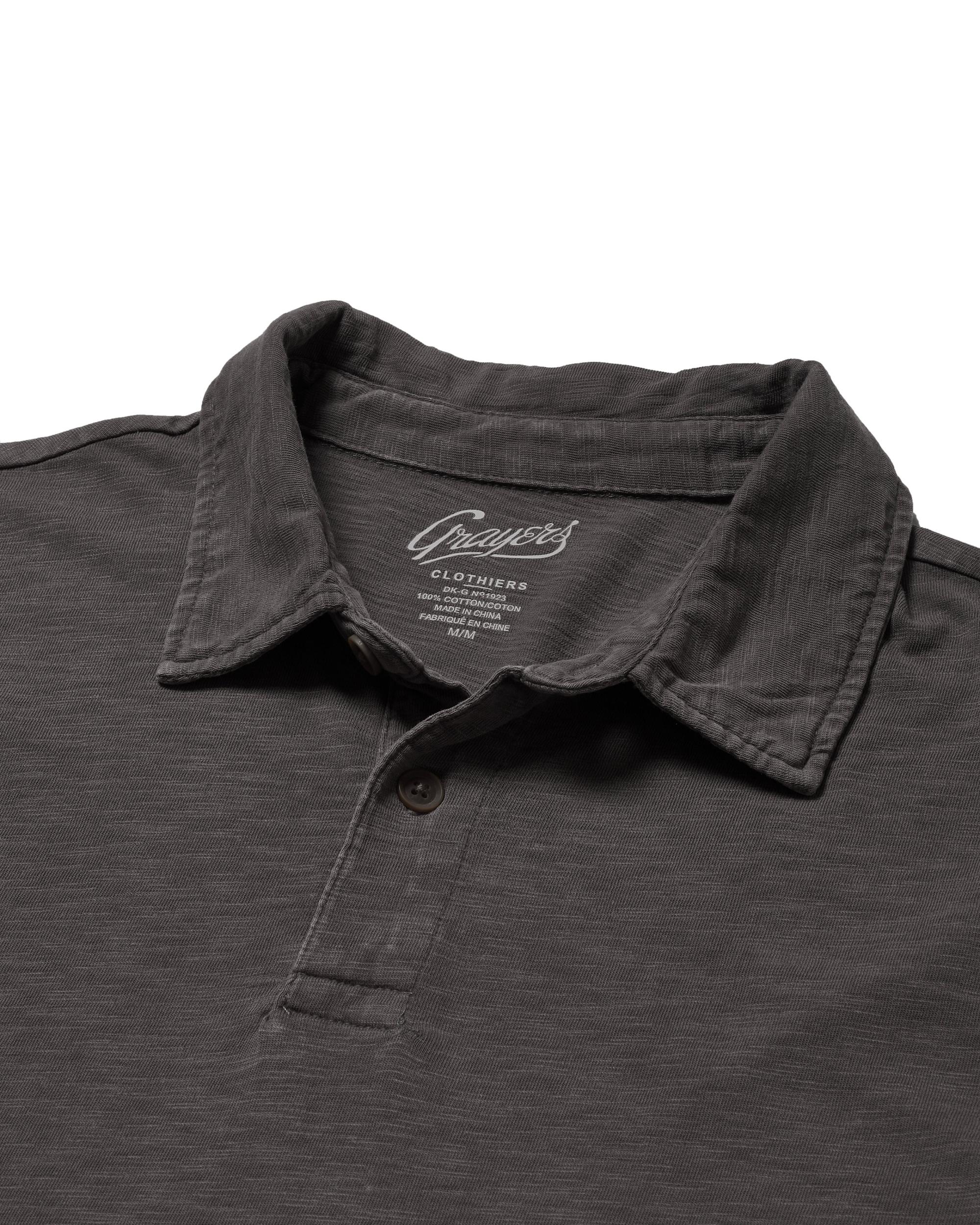 Sunwashed 2 Button Polo - Castle Rock Product Image