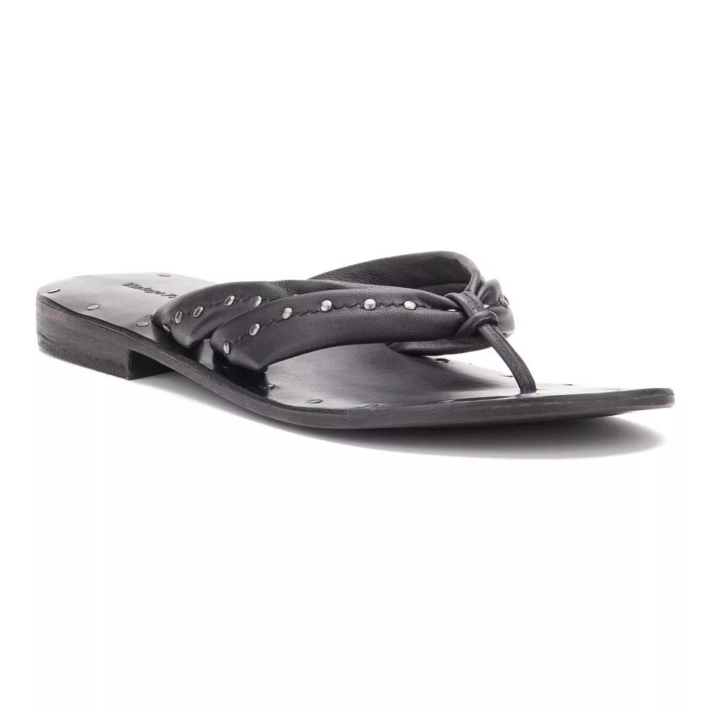 Vintage Foundry Co. Hera Women's Leather Flip Flop Sandals,  Product Image