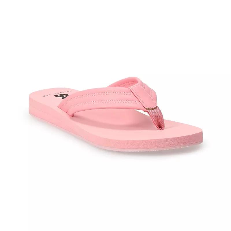 SO® Bloomfield Women's Thong Sandals, Size: 6, Pink Product Image