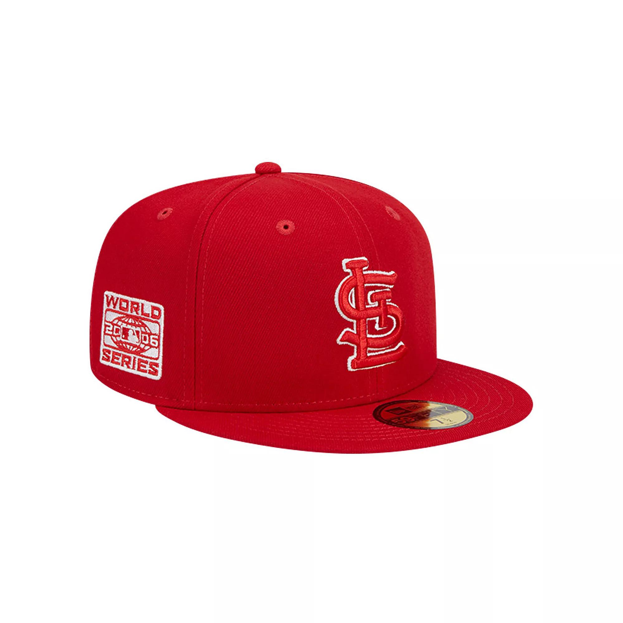 Men's New Era Red St. Louis Cardinals Logo 59FIFTY Fitted Hat,  Product Image