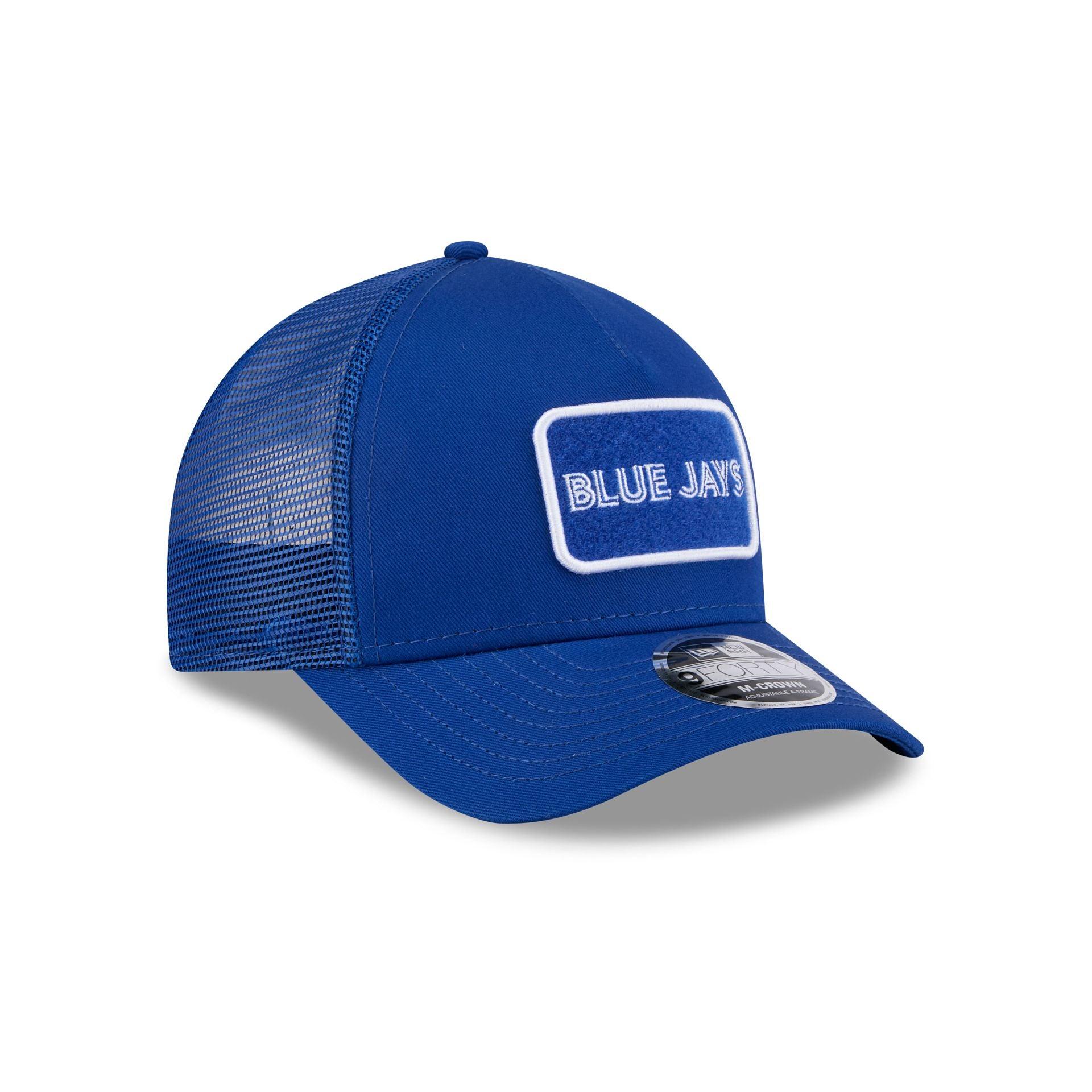Toronto Blue Jays Tonal Patch 9FORTY M-Crown A-Frame Trucker Hat Male Product Image