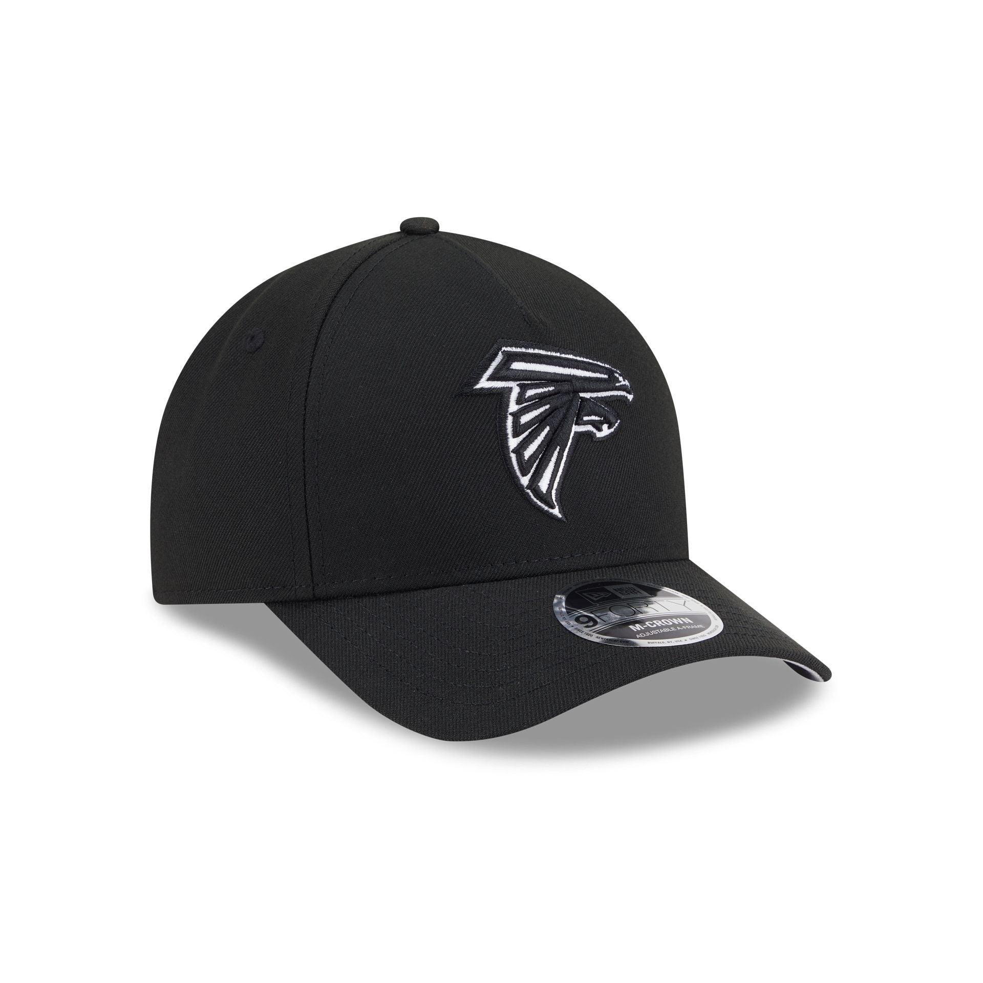 Houston Texans Black & White 9FORTY M-Crown A-Frame Snapback Hat Male Product Image