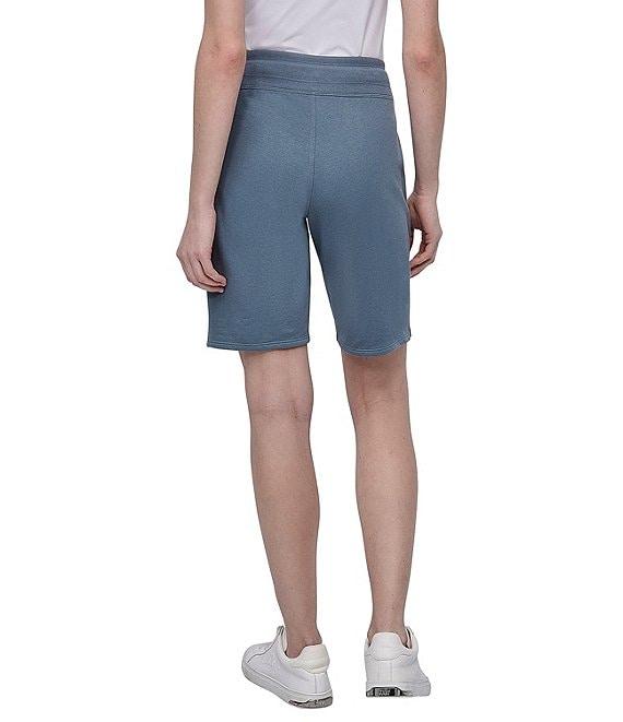 DKNY Sport by Donna Karan Metallic Bubble Logo Bermuda Pull-On Shorts Product Image