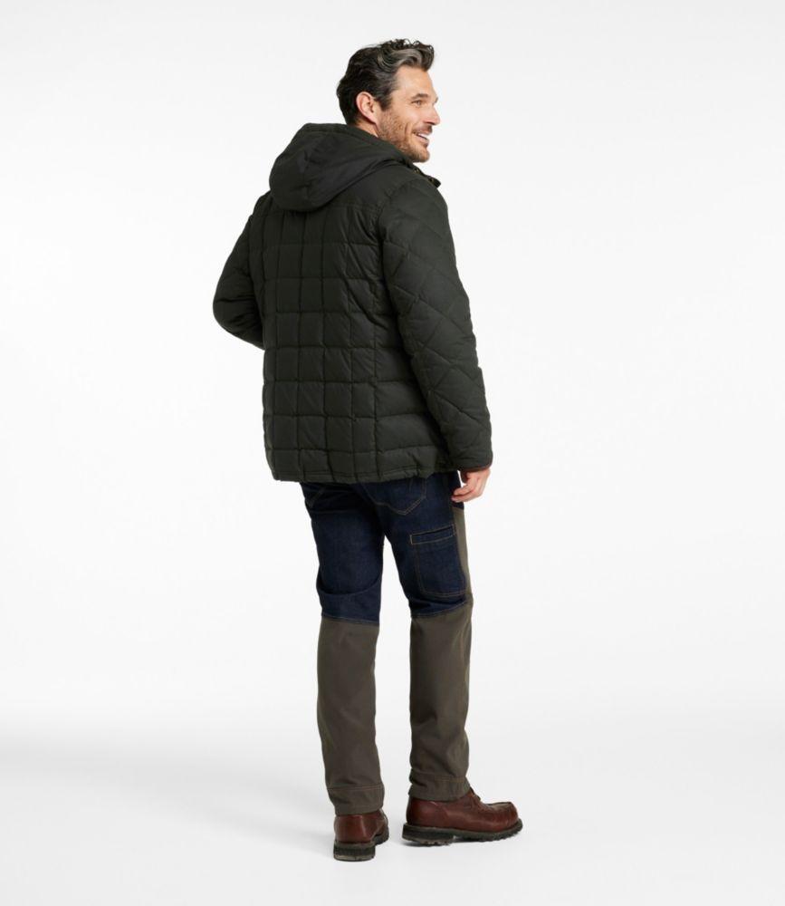 Men's Upcountry Waxed Down Hooded Jacket Product Image