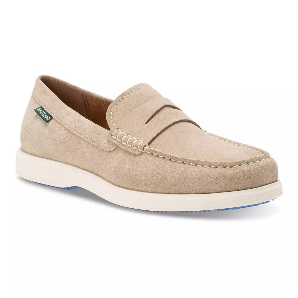 Eastland Baldwin Men's Leather Penny Loafers, Size: 9, Brown Nubuc Product Image