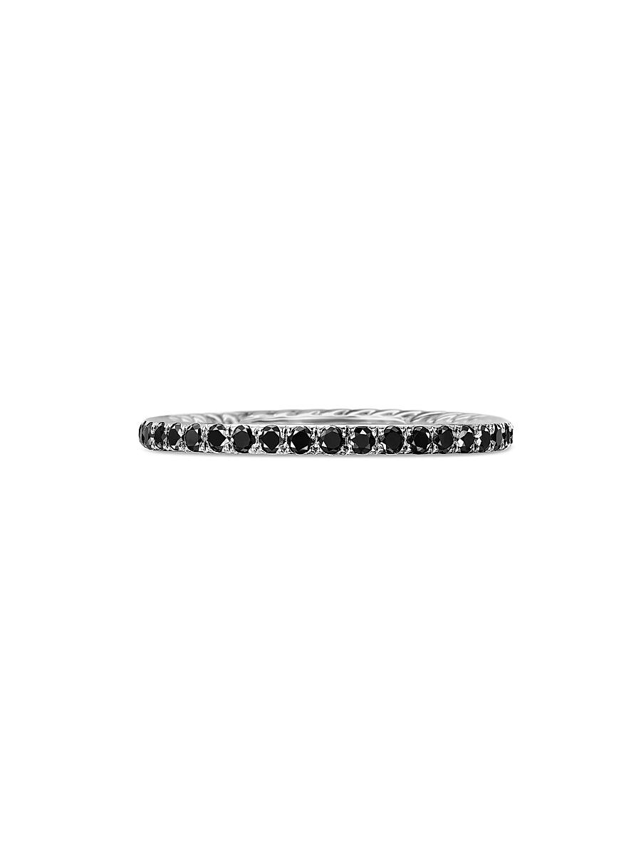 Womens DY Eden Band Ring in Platinum Product Image