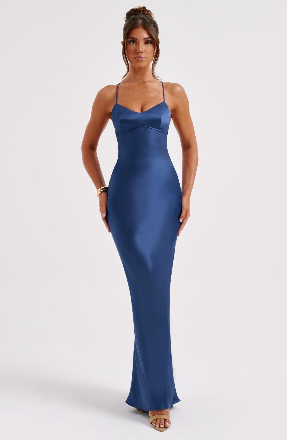 Malika Maxi Dress - Navy Product Image