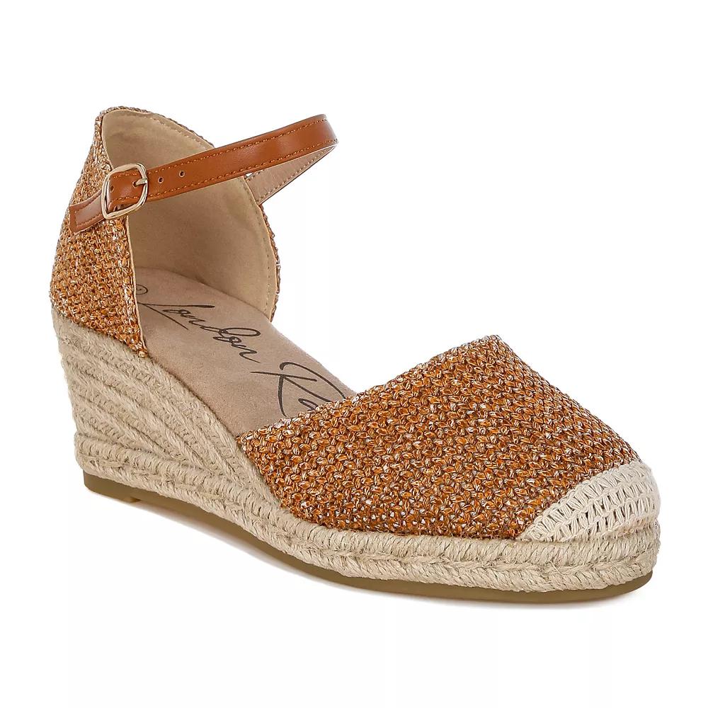 London Rag Kalista Womens Espadrille Wedge Sandals Product Image