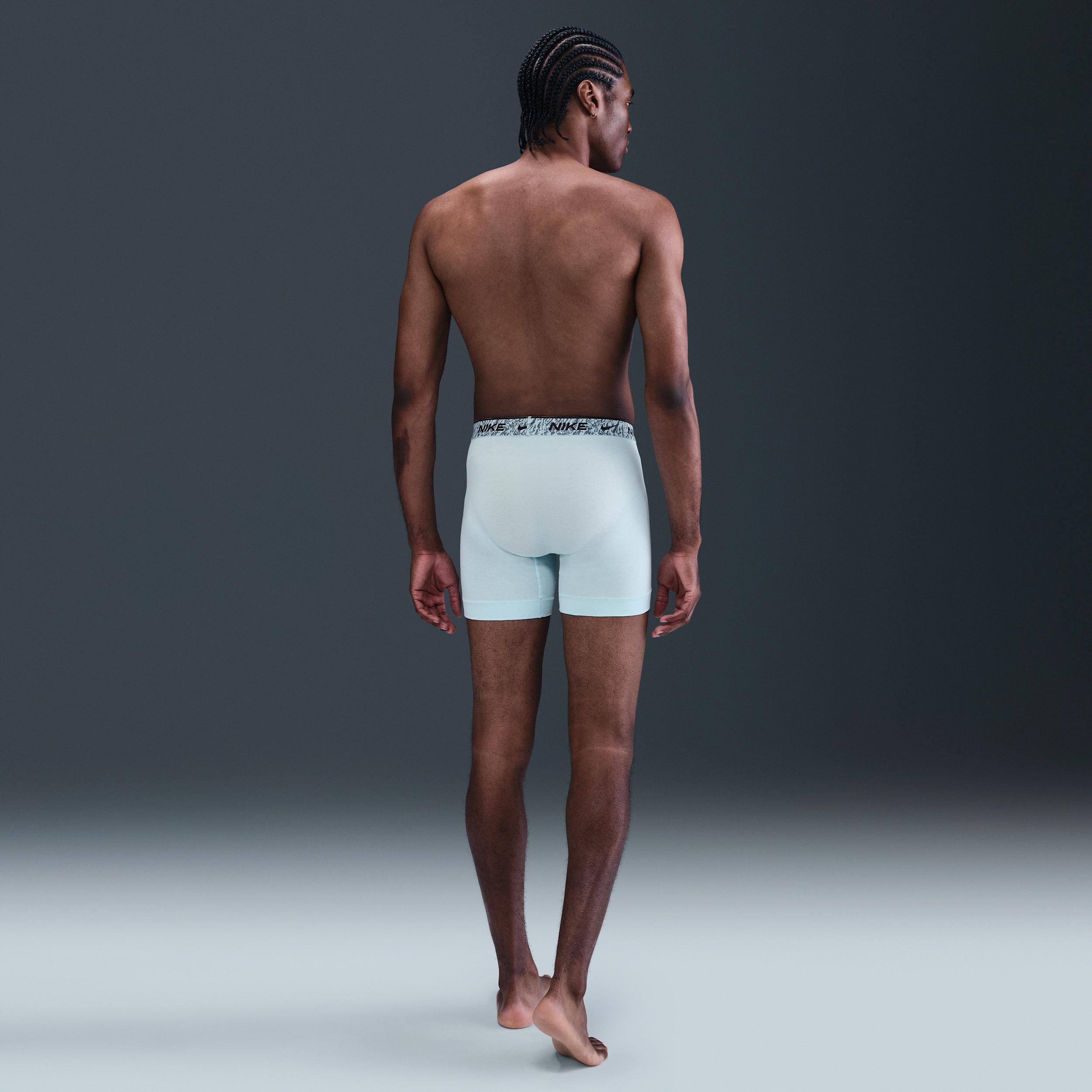 Nike Men's Dri-FIT Essential Cotton Stretch Boxer Briefs (3-Pack) Product Image