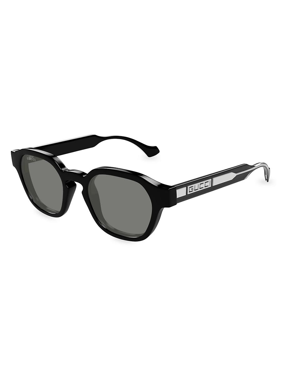Mens La Piscine 50MM Round Sunglasses Product Image