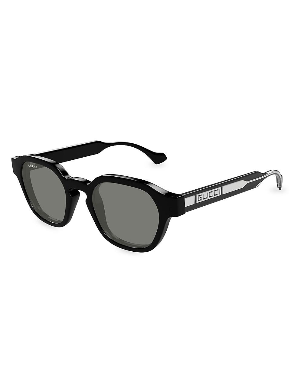 Mens La Piscine 50MM Round Sunglasses Product Image