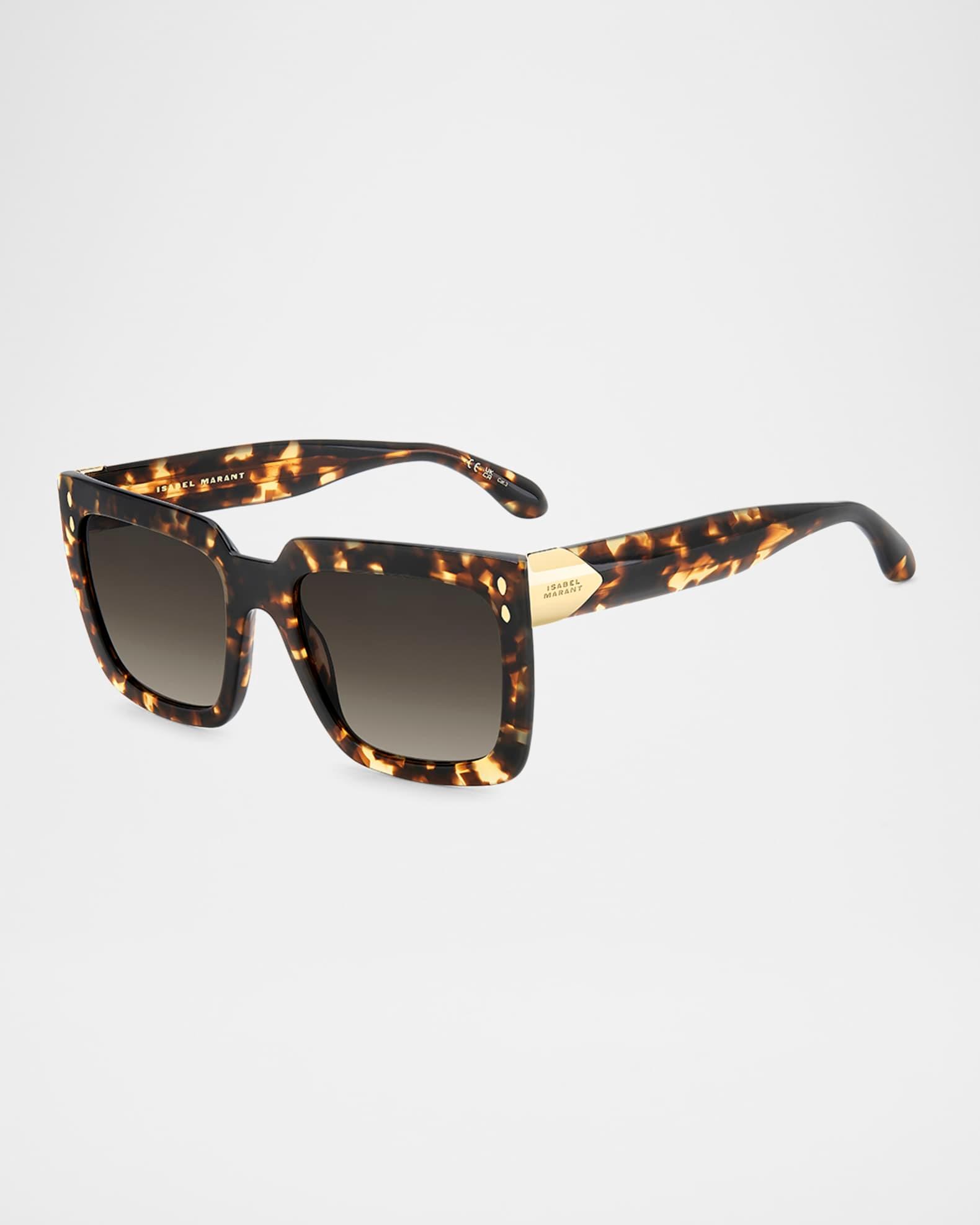 Gradient Square Acetate Sunglasses  Product Image