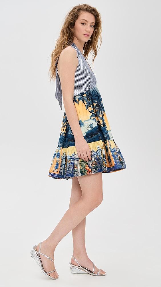 Camilla Ruffle Hem Halter Mini Dress | Shopbop Product Image