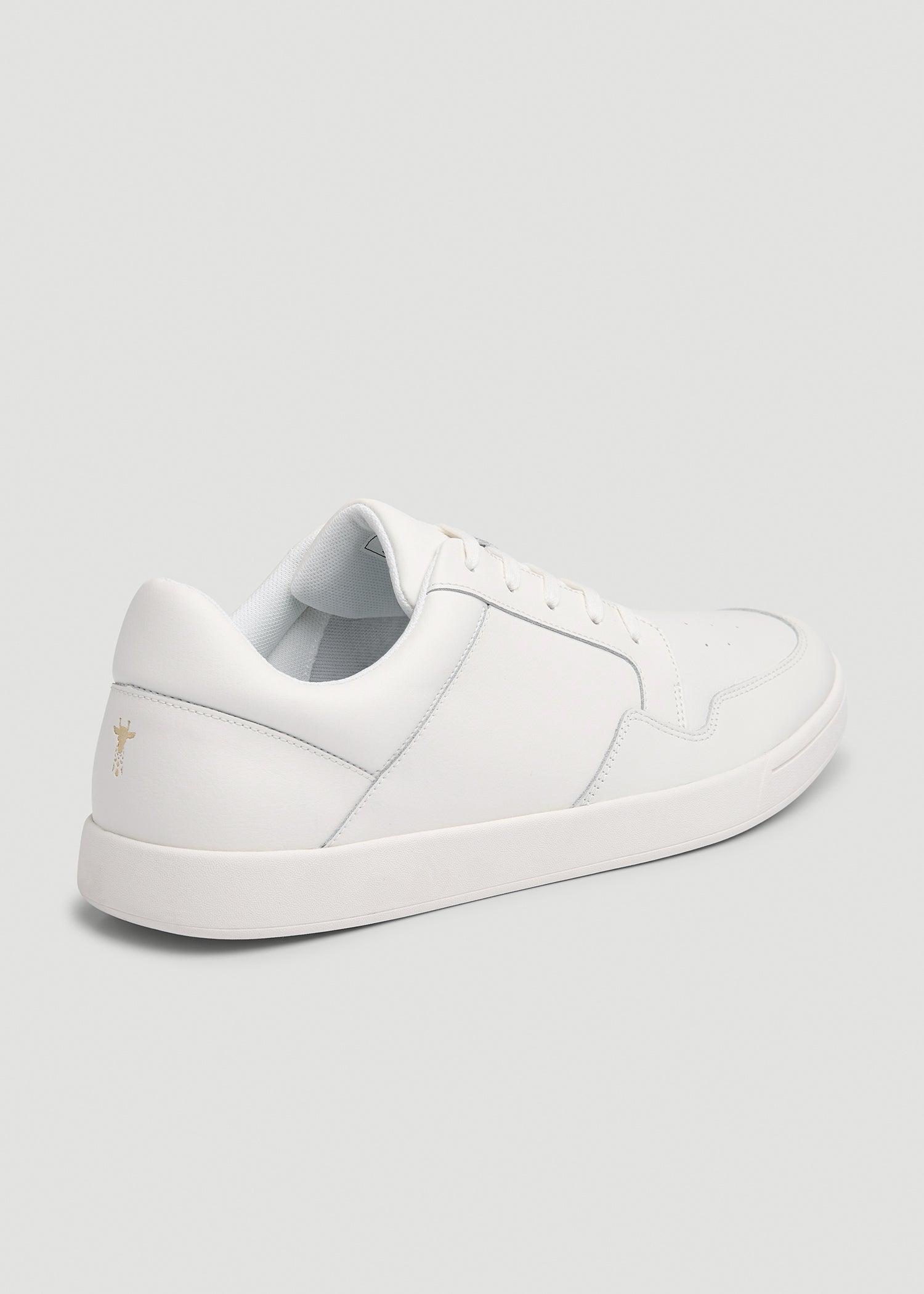Court Sneaker for Tall Men in White Male Product Image