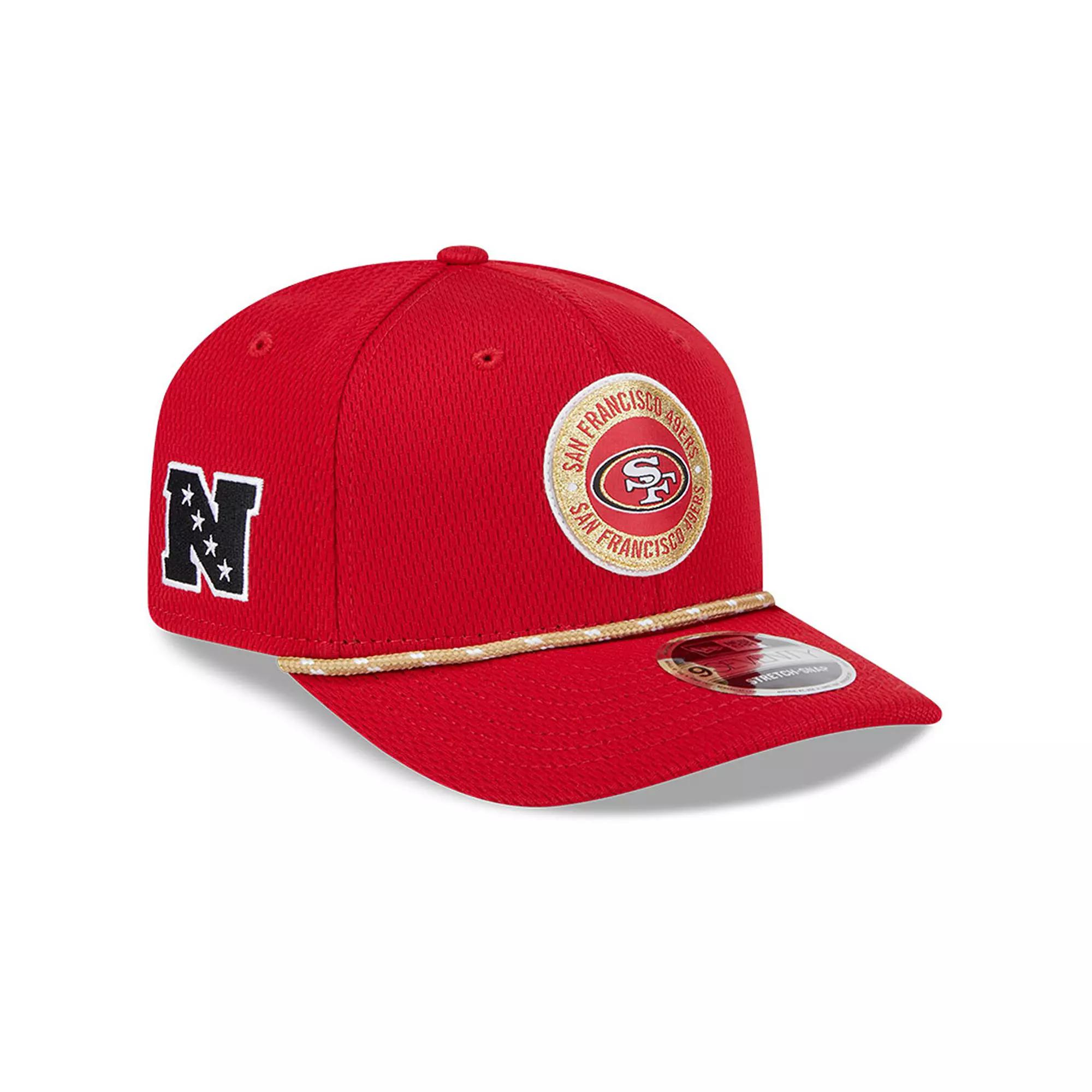 Men's New Era Scarlet San Francisco 49ers 2024 Sideline 9SEVENTY Stretch-Snap Hat, Red Product Image