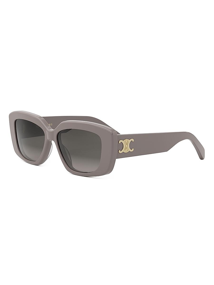 Womens Triomphe 55MM Geometric Sunglasses Product Image