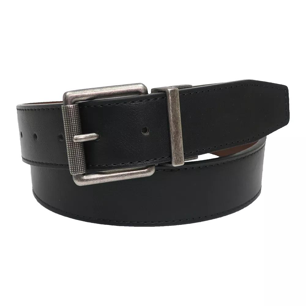 Men's Smith's Workwear Reversible Roller Buckle Belt, Size: 34/36, Black Product Image