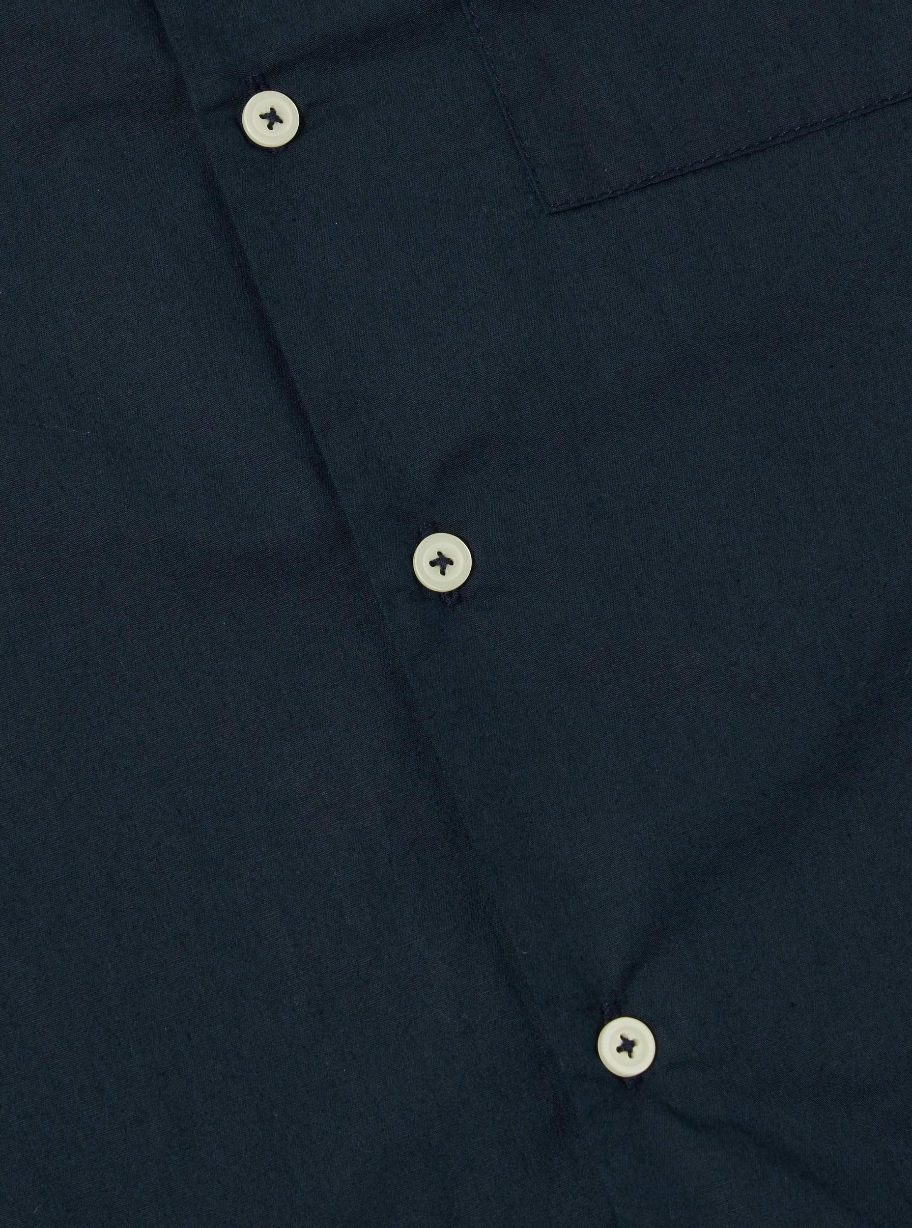 A. SOCIETY x Universal Works Navy Broadcloth Camp Shirt Product Image