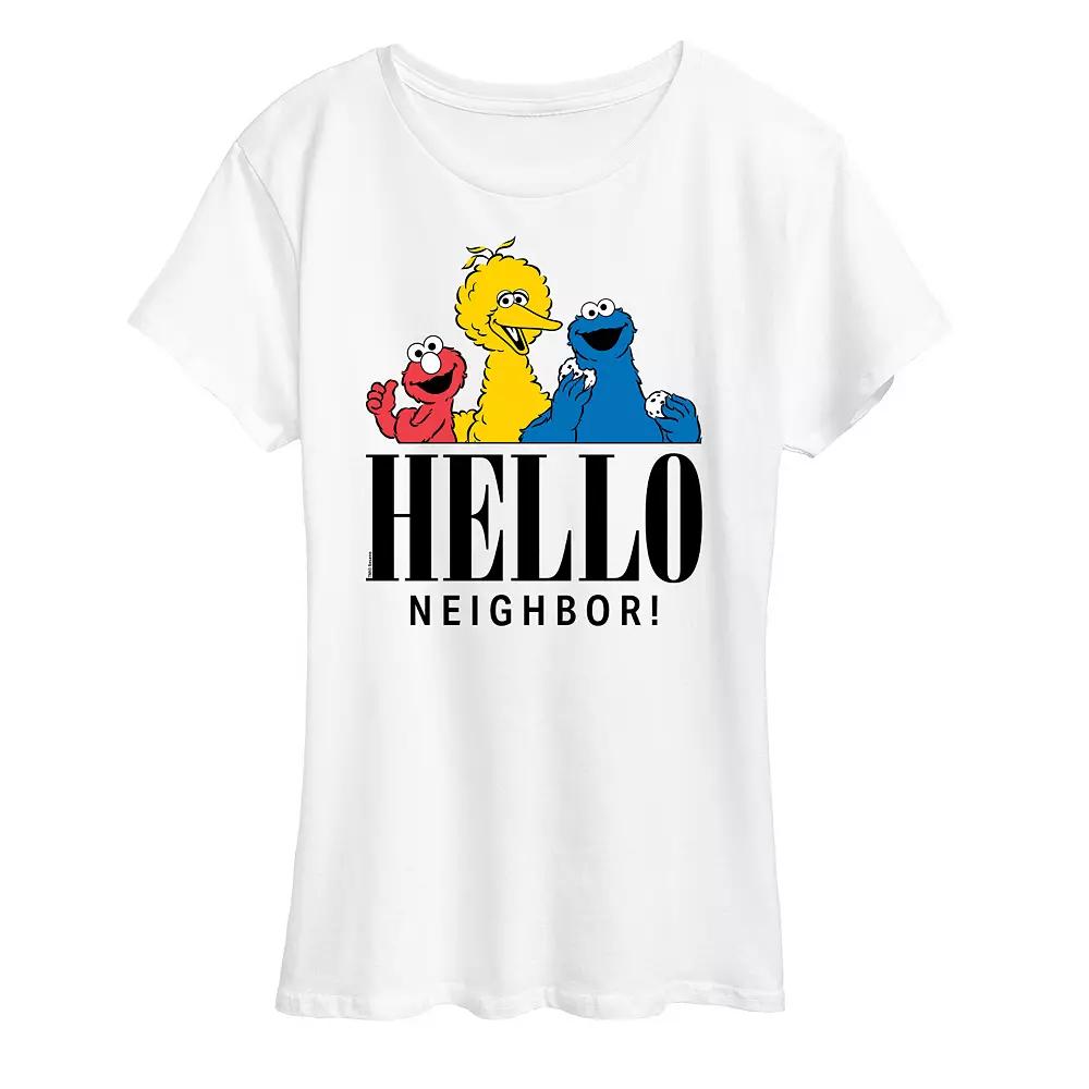 Women's Sesame Street Howdy Graphic Tee, Girl's,  Product Image