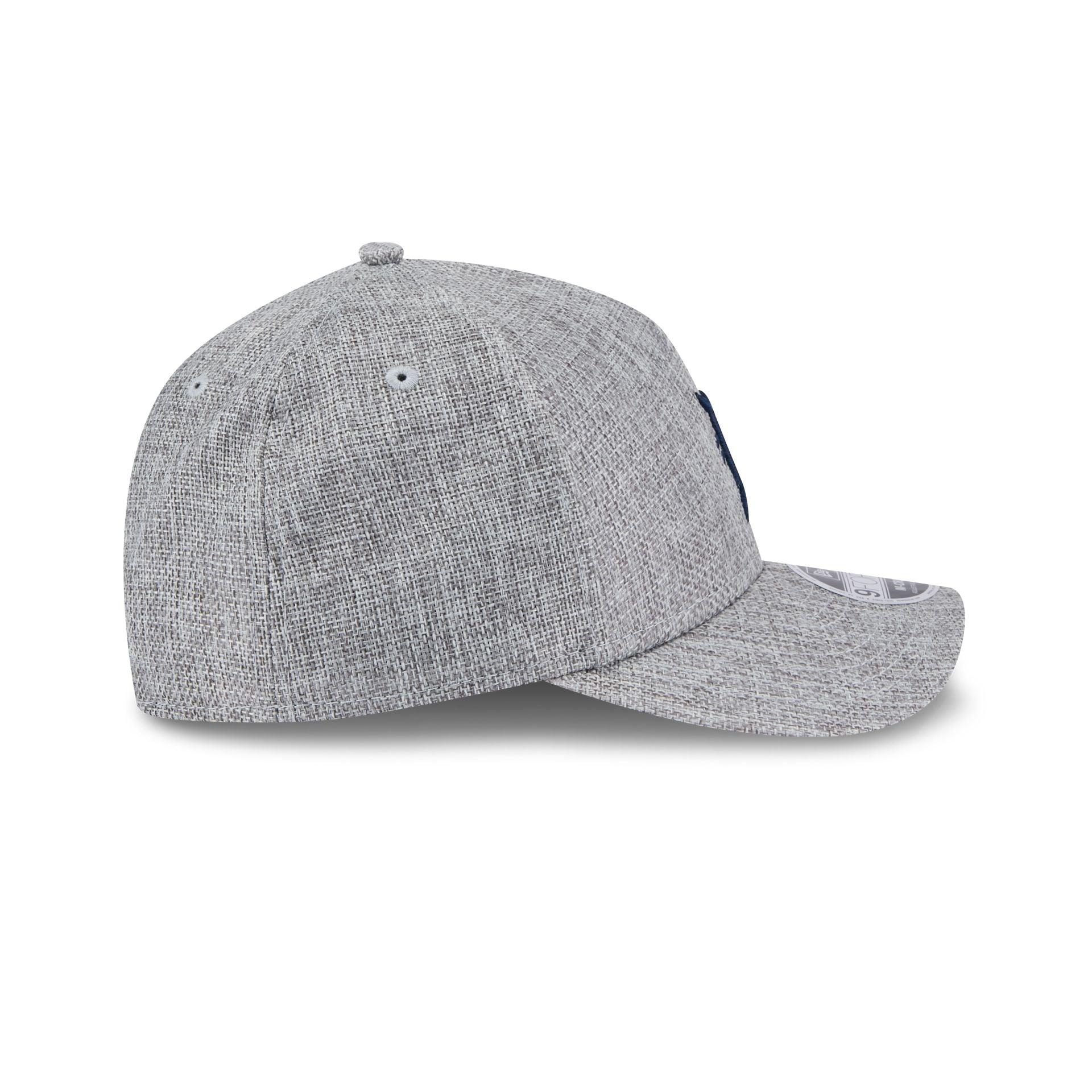 Detroit Tigers Cotton Weave Gray 9FORTY M-Crown A-Frame Snapback Hat Male Product Image