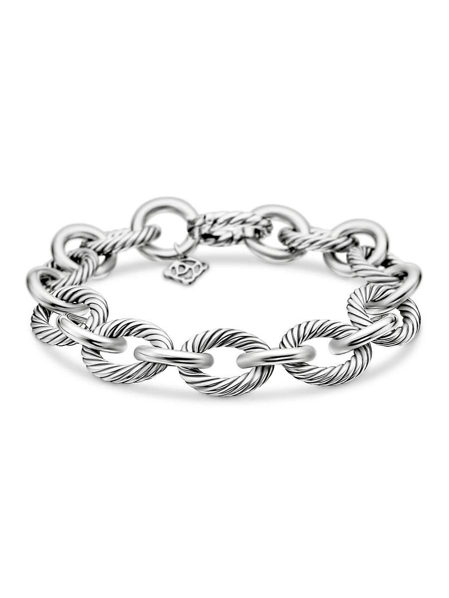 Womens Large Oval Link Bracelet Product Image