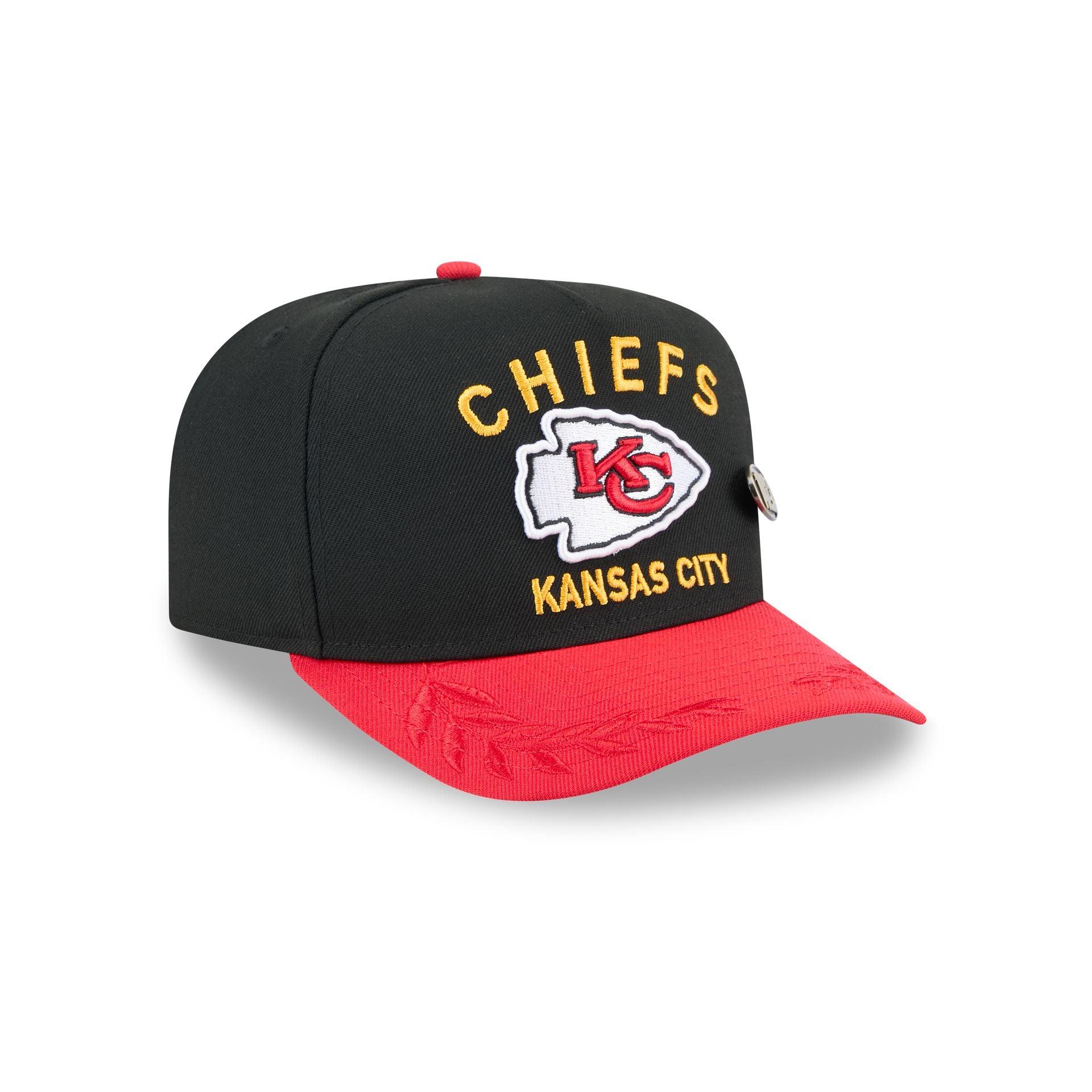 Kansas City Chiefs 2025 Draft Black 59FIFTY A-Frame Fitted Hat Male Product Image