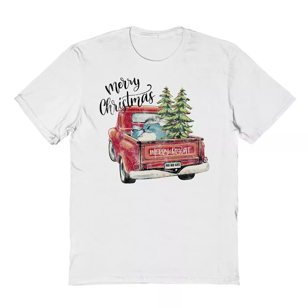 Men's Merry Chistmas Graphic Tee,  Product Image