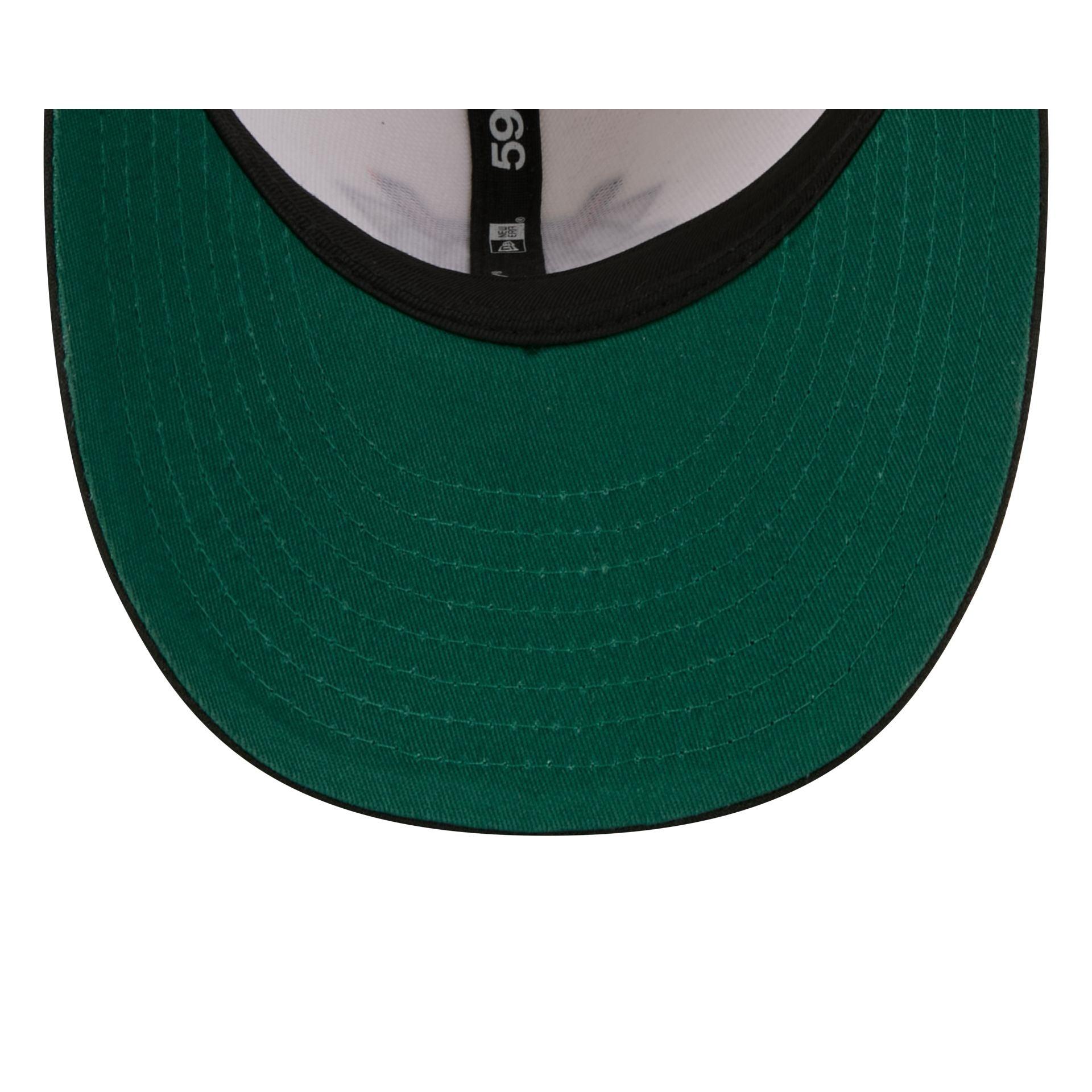 Anaheim Ducks Tonal Florals White 59FIFTY Fitted Hat Male Product Image