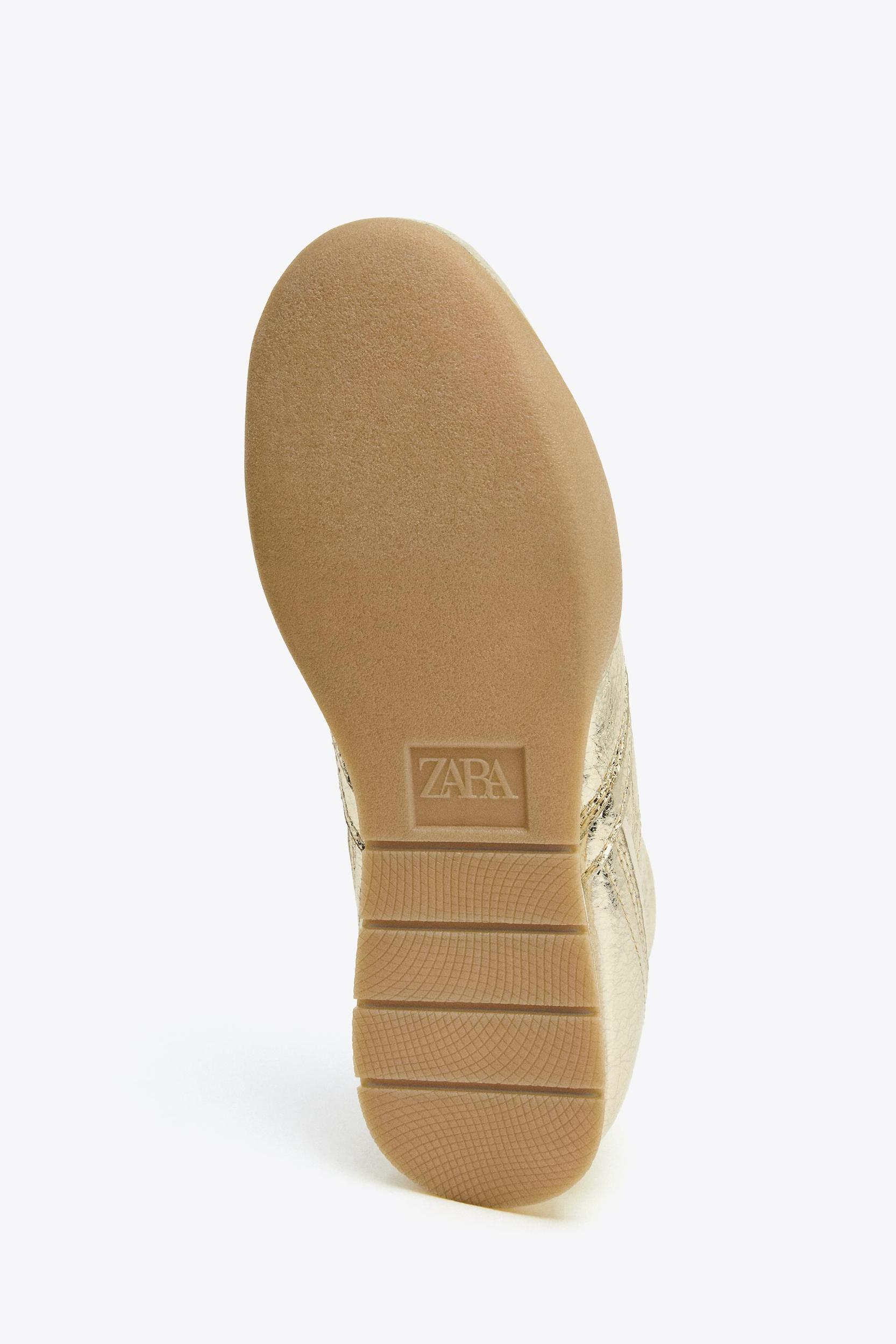 METALLIC EFFECT SNEAKER ANKLE BOOTS Product Image