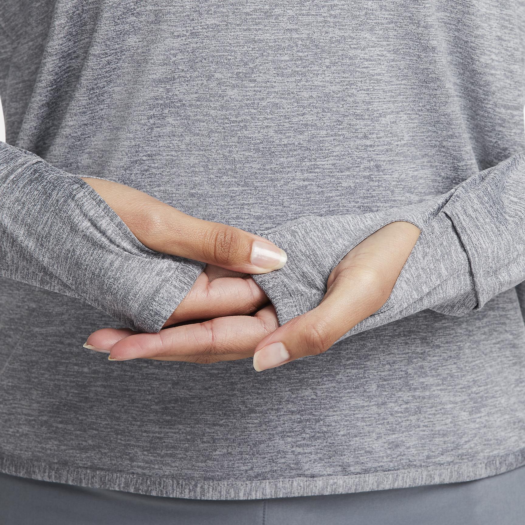 Nike Womens Dri-FIT Swift Element UV Crew-Neck Running Top | FB4297-084 Product Image