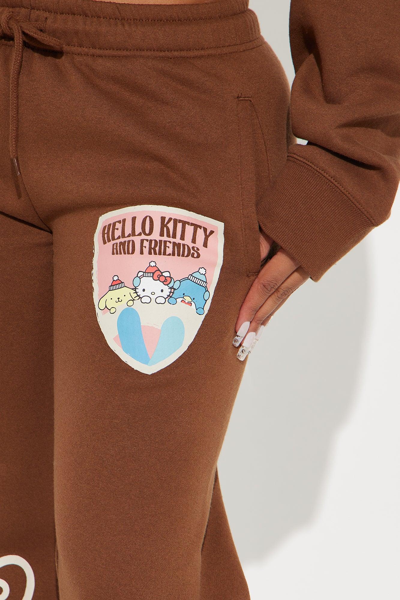 Hello Kitty Graphic Jogger - Brown/combo Product Image