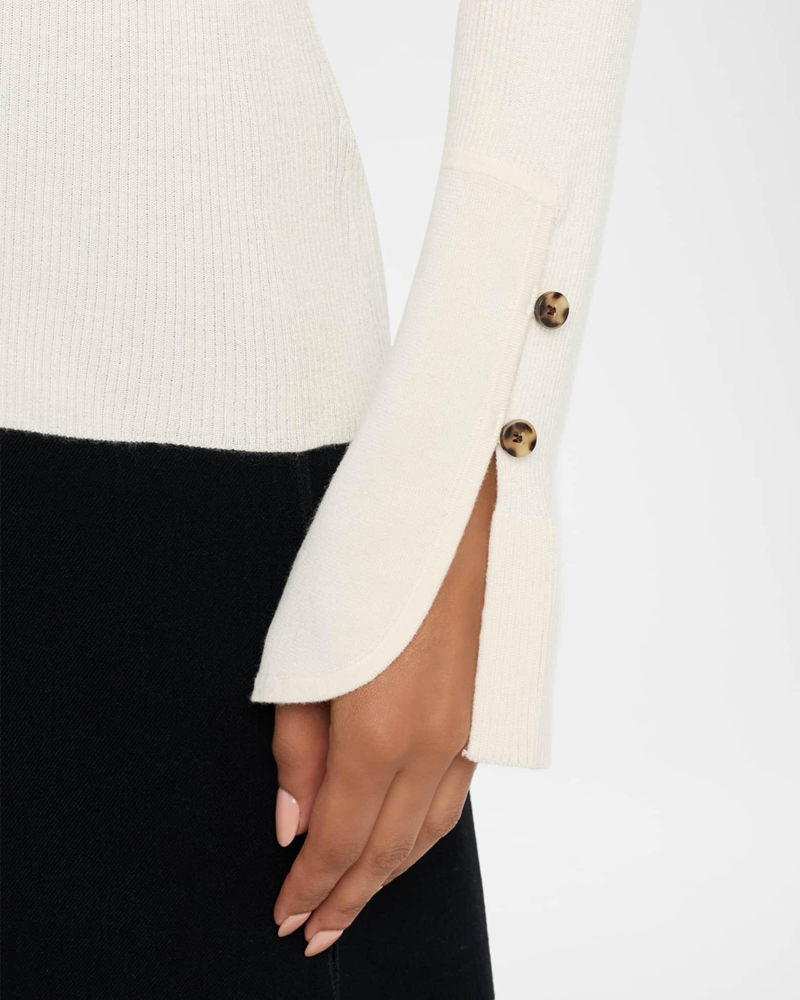 Belle Ribbed Silk Cashmere Turtleneck Product Image