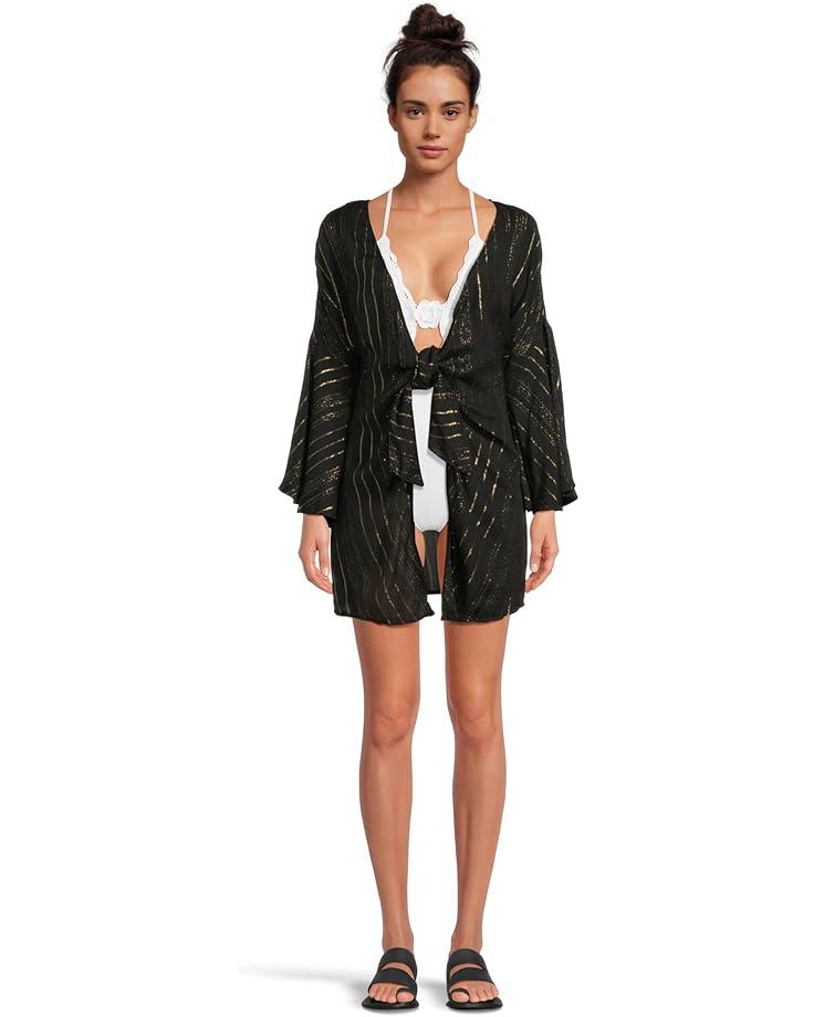 Color Play Crochet Plunge One Piece Product Image