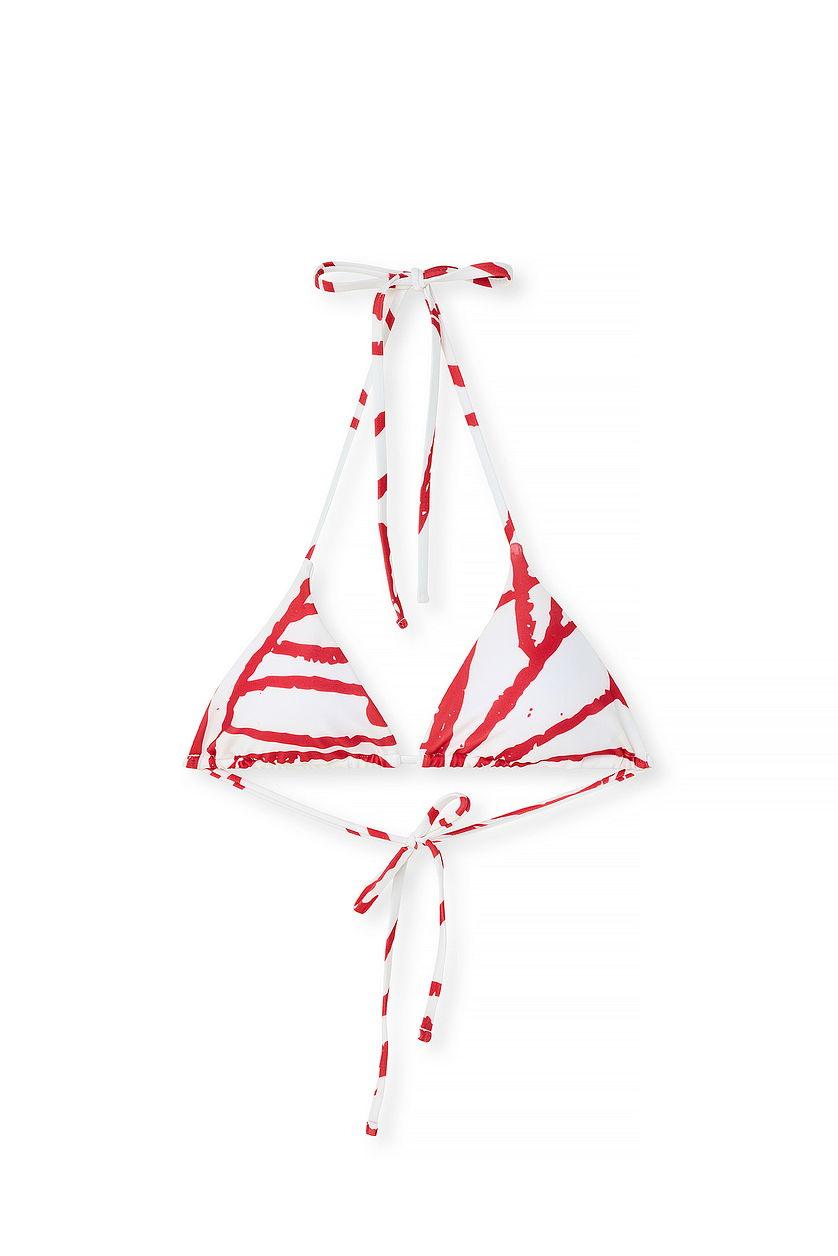 Printed Triangle Bikini Top Product Image