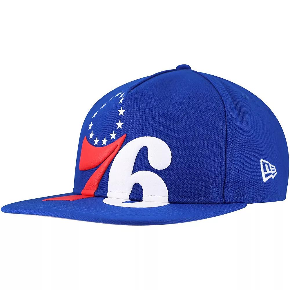 Men's New Era Royal Philadelphia 76ers Over Product Image